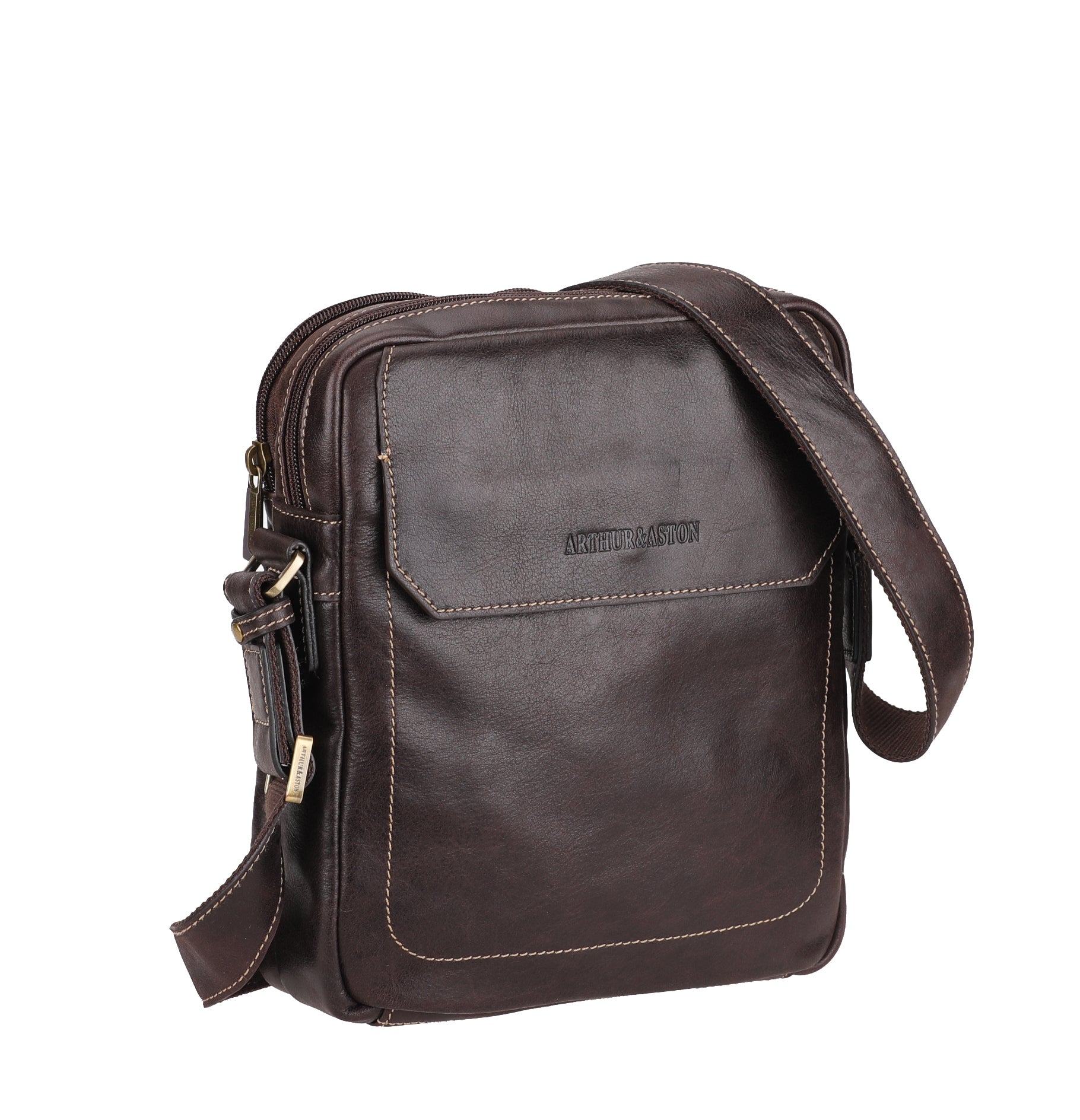 Martin Leather XL Crossbody Bag