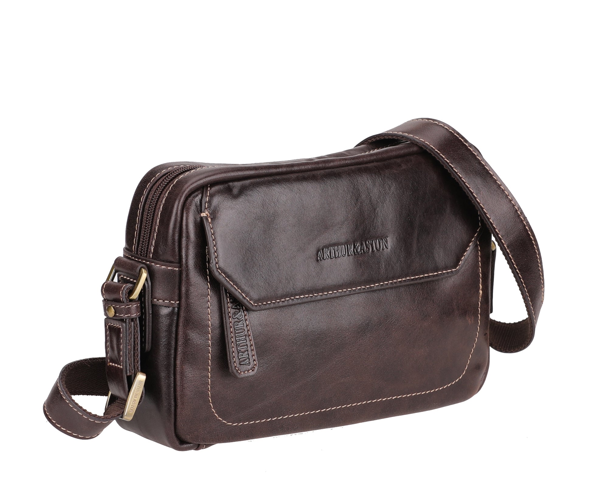 Martin Leather Crossbody Bag