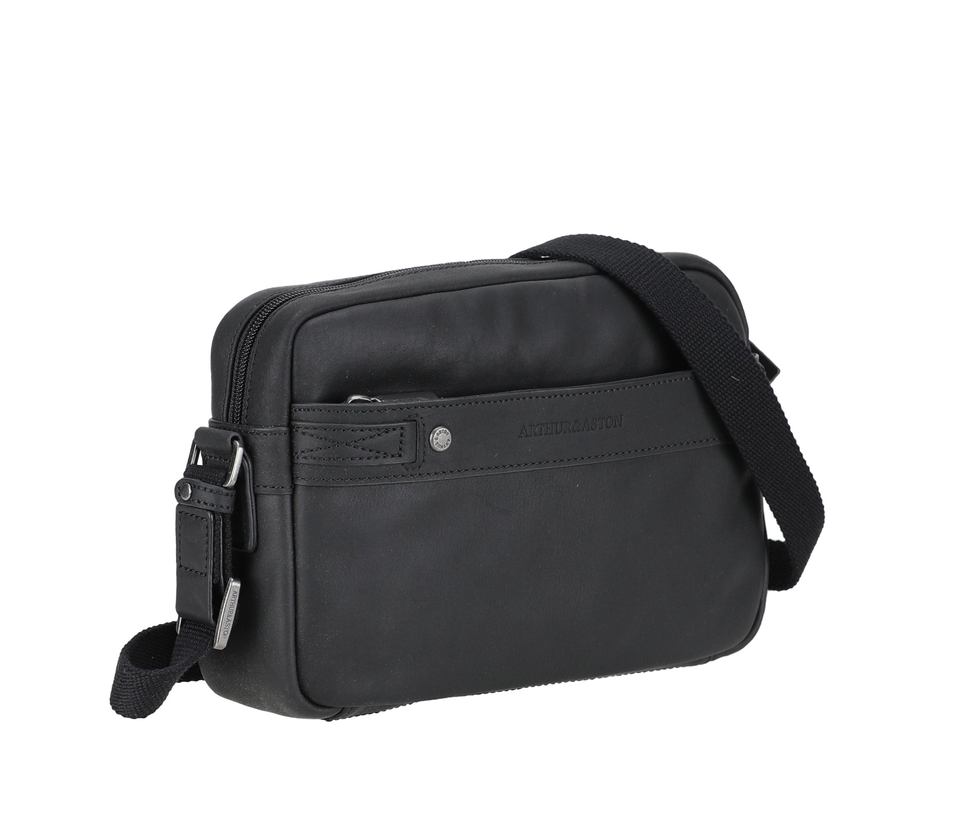 Petite besace Cuir Néro 2411-07 - Main Image