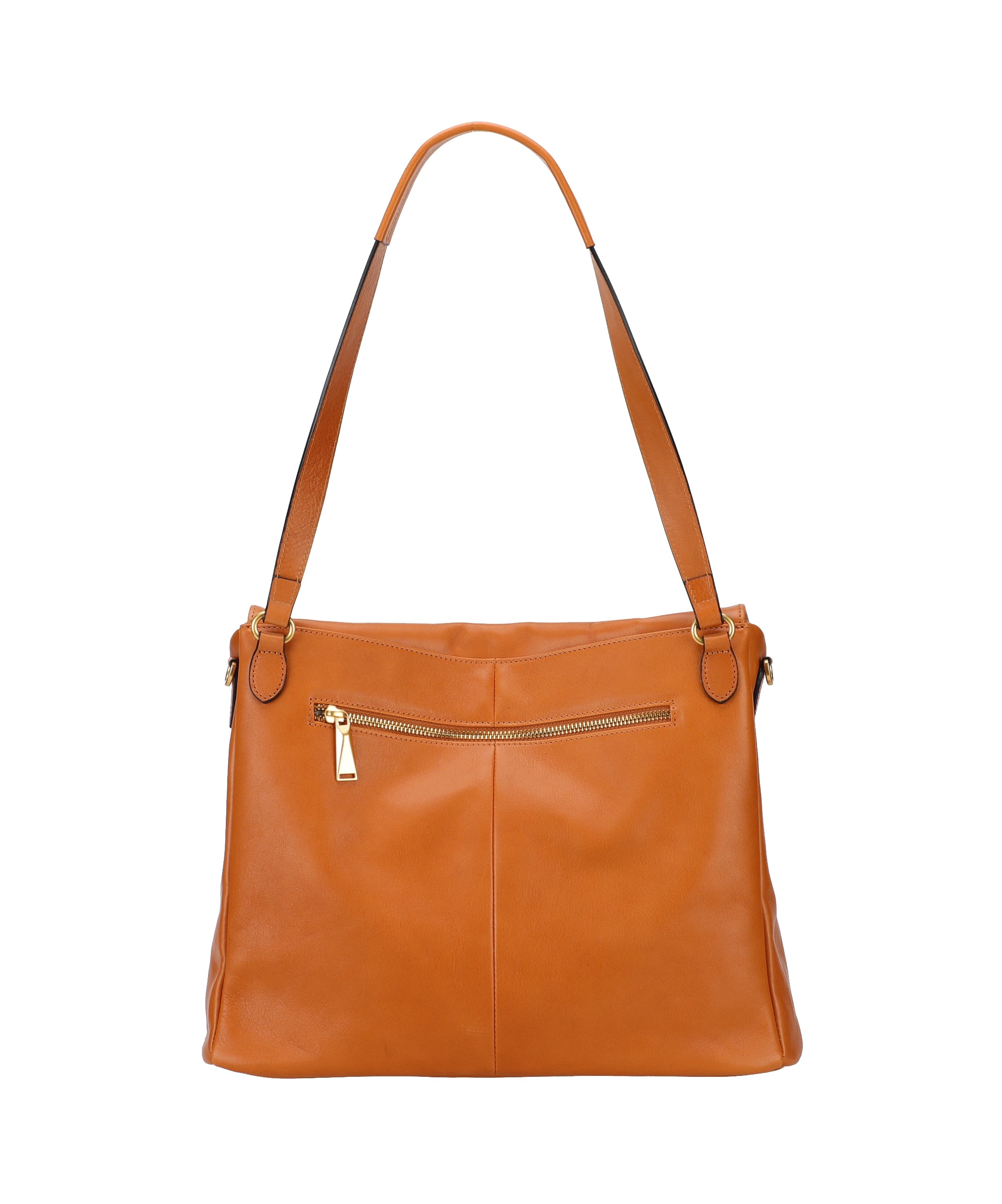 Luna cowhide leather shoulder bag