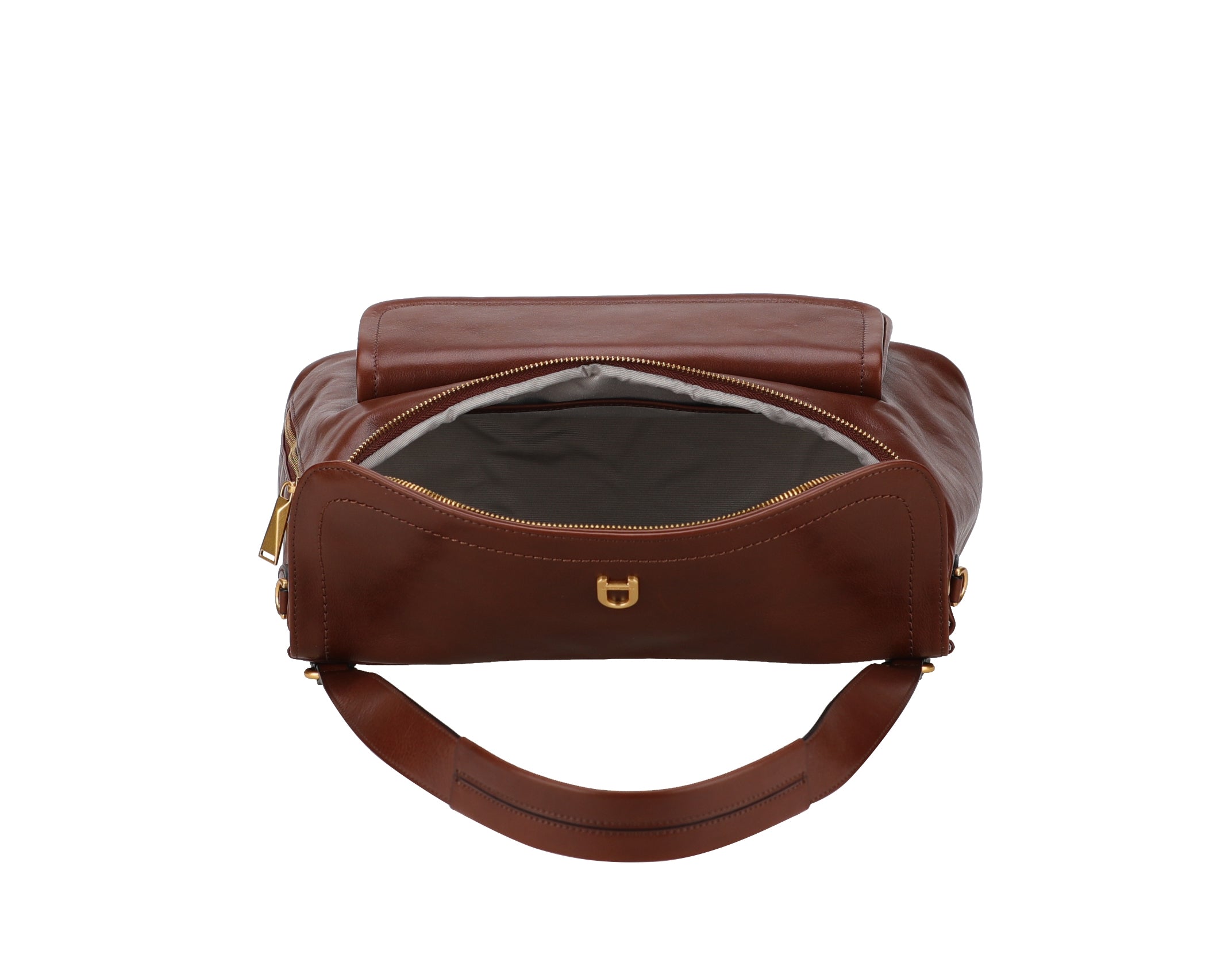 Luna cowhide leather shoulder bag