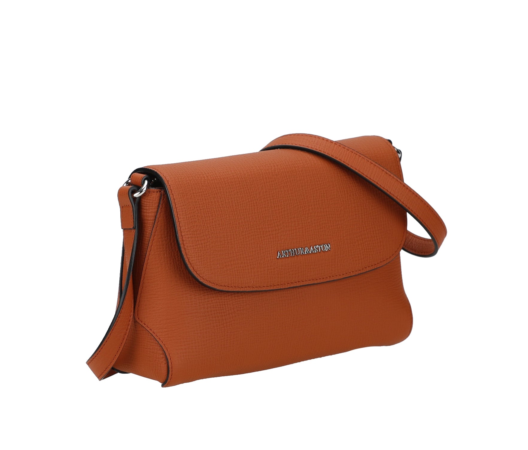 Leather flap shoulder bag hotsell