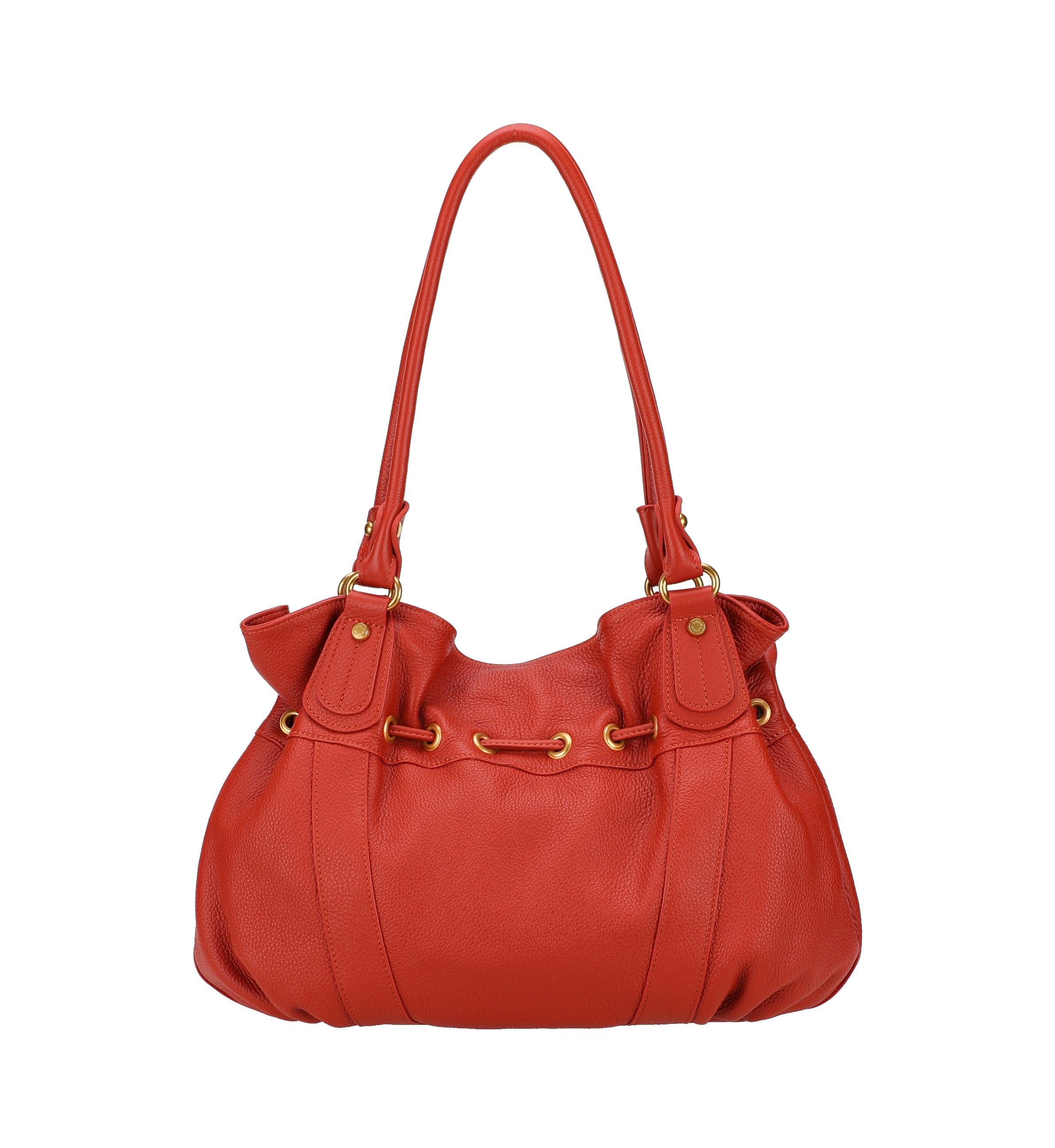 L Camille leather shoulder bag