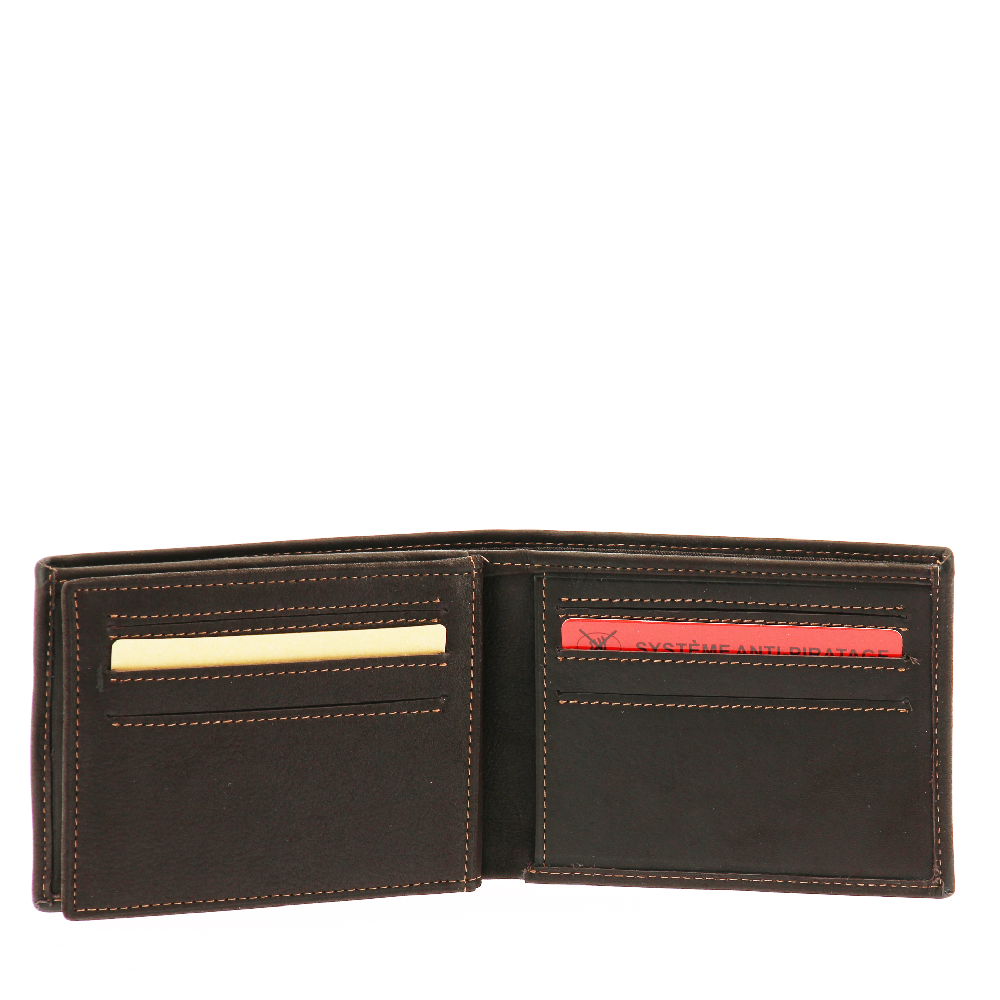 Louis Italian oiled leather card holder
