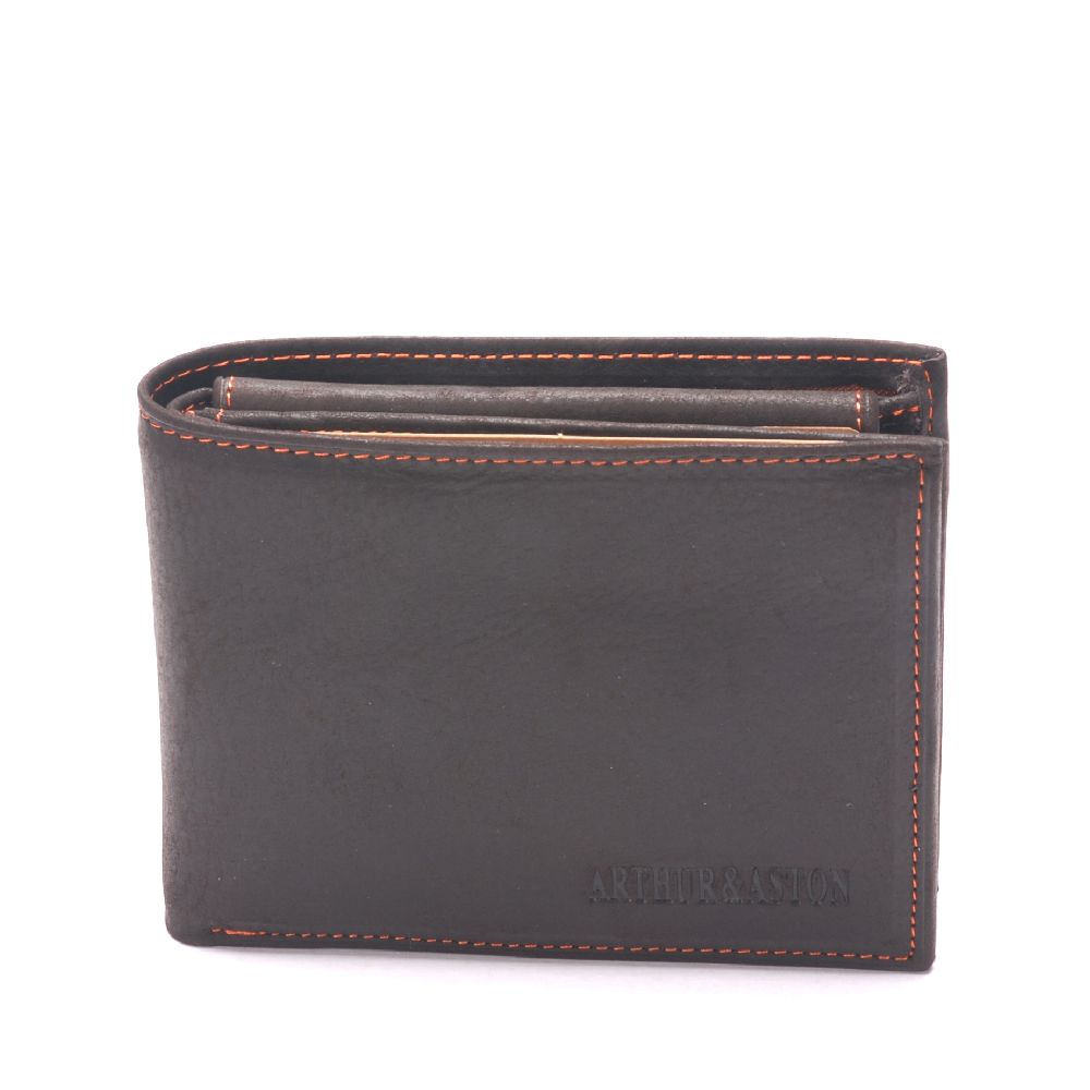 Louis Italian oiled leather wallet