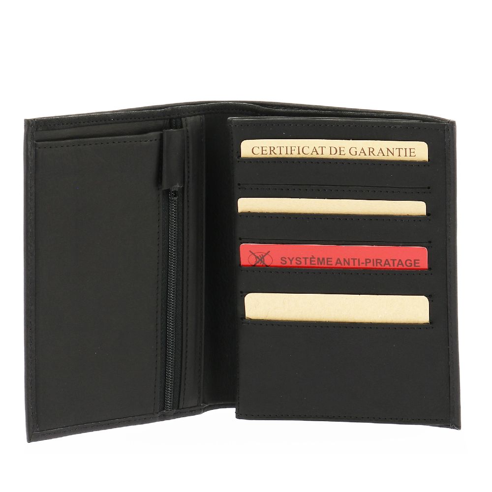 Louis large format oiled leather wallet