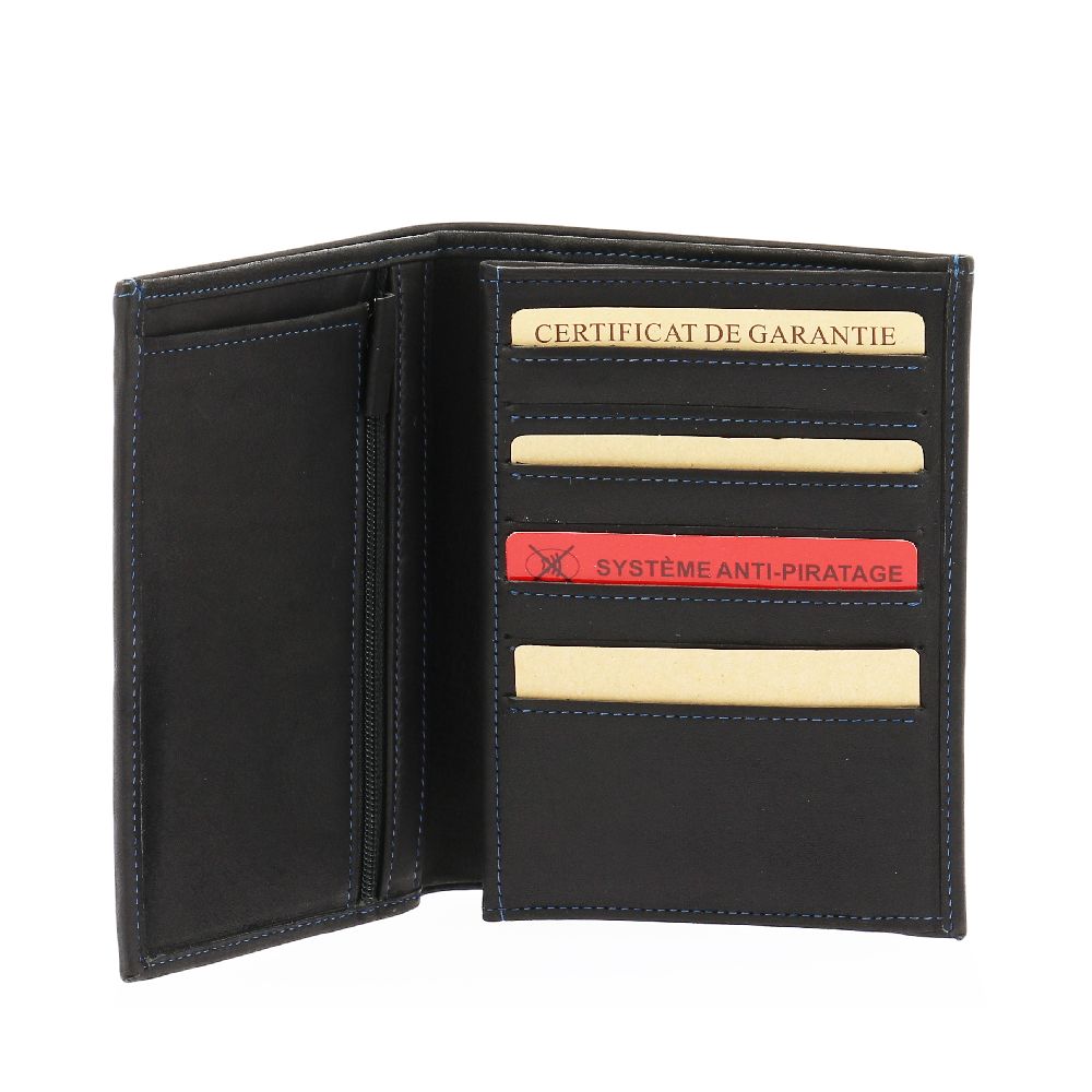 Louis large format oiled leather wallet