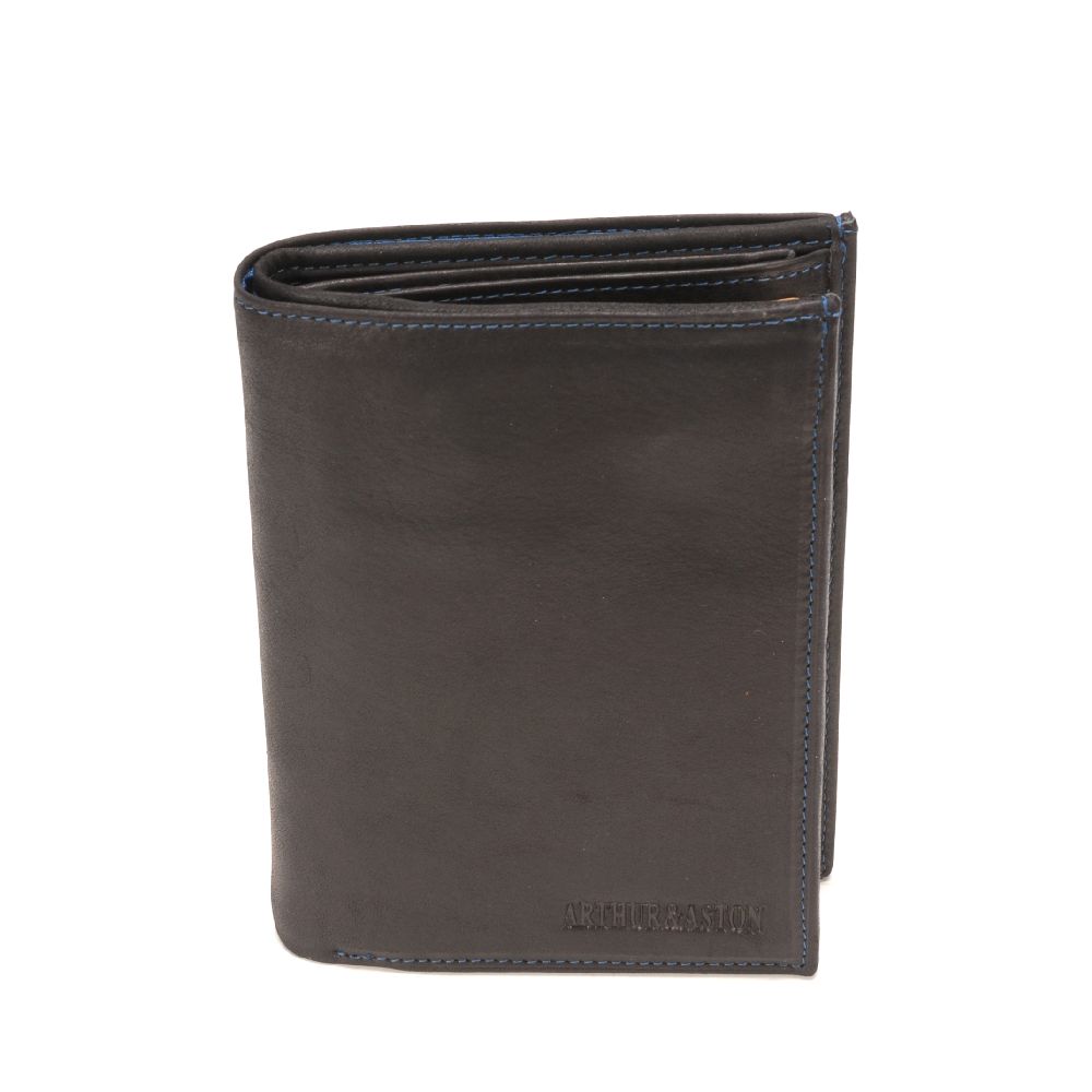Grand portefeuille Louis en cuir gras