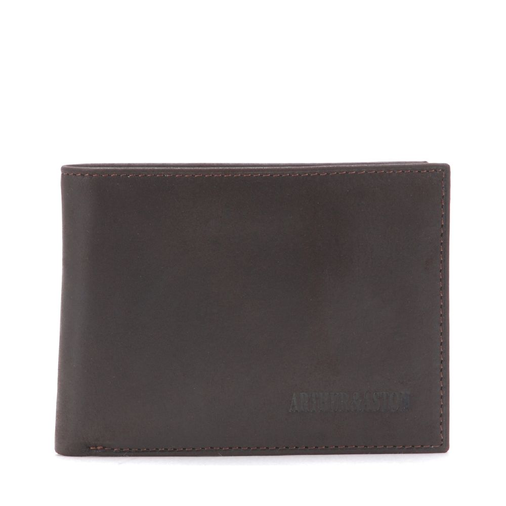 Louis Italian oiled leather wallet