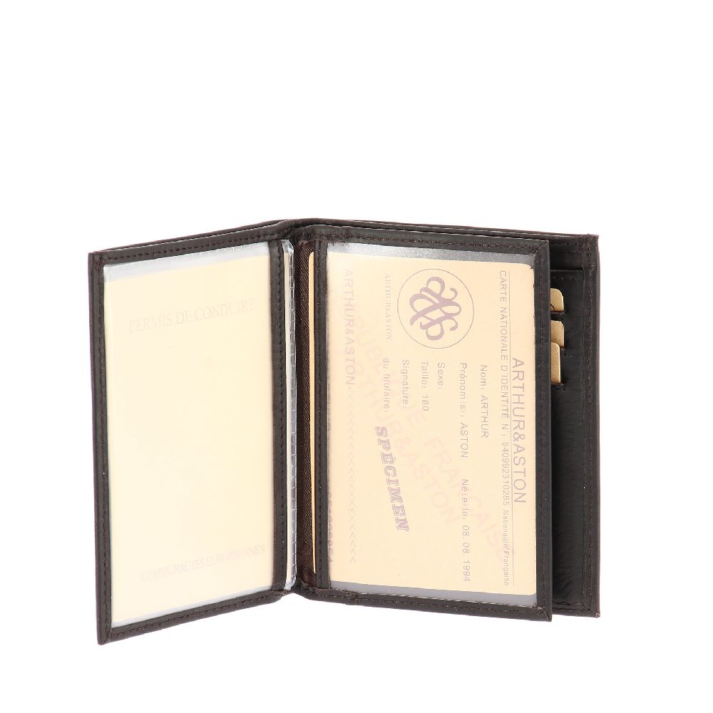 Portefeuille Louis cuir gras