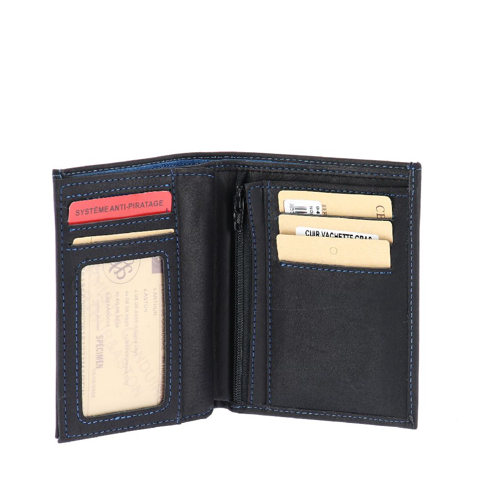Portefeuille Louis cuir gras