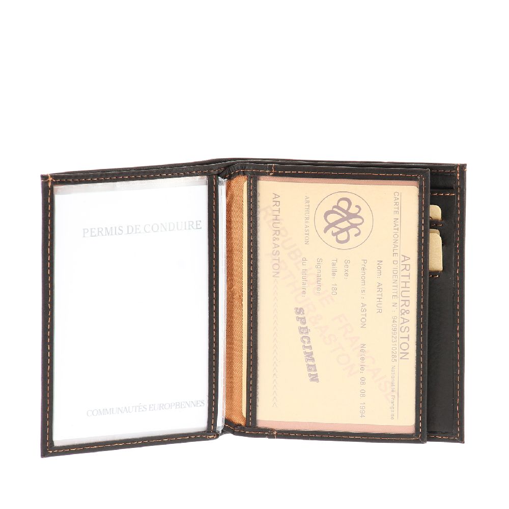 Portefeuille Louis cuir gras