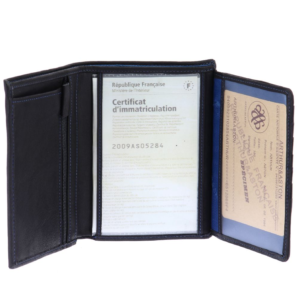 Portefeuille Louis cuir gras