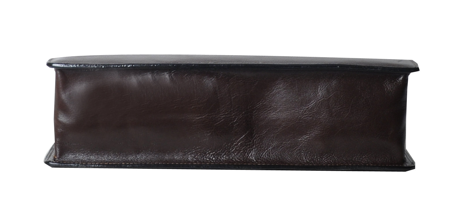 Georges cowhide leather 1-gusset briefcase