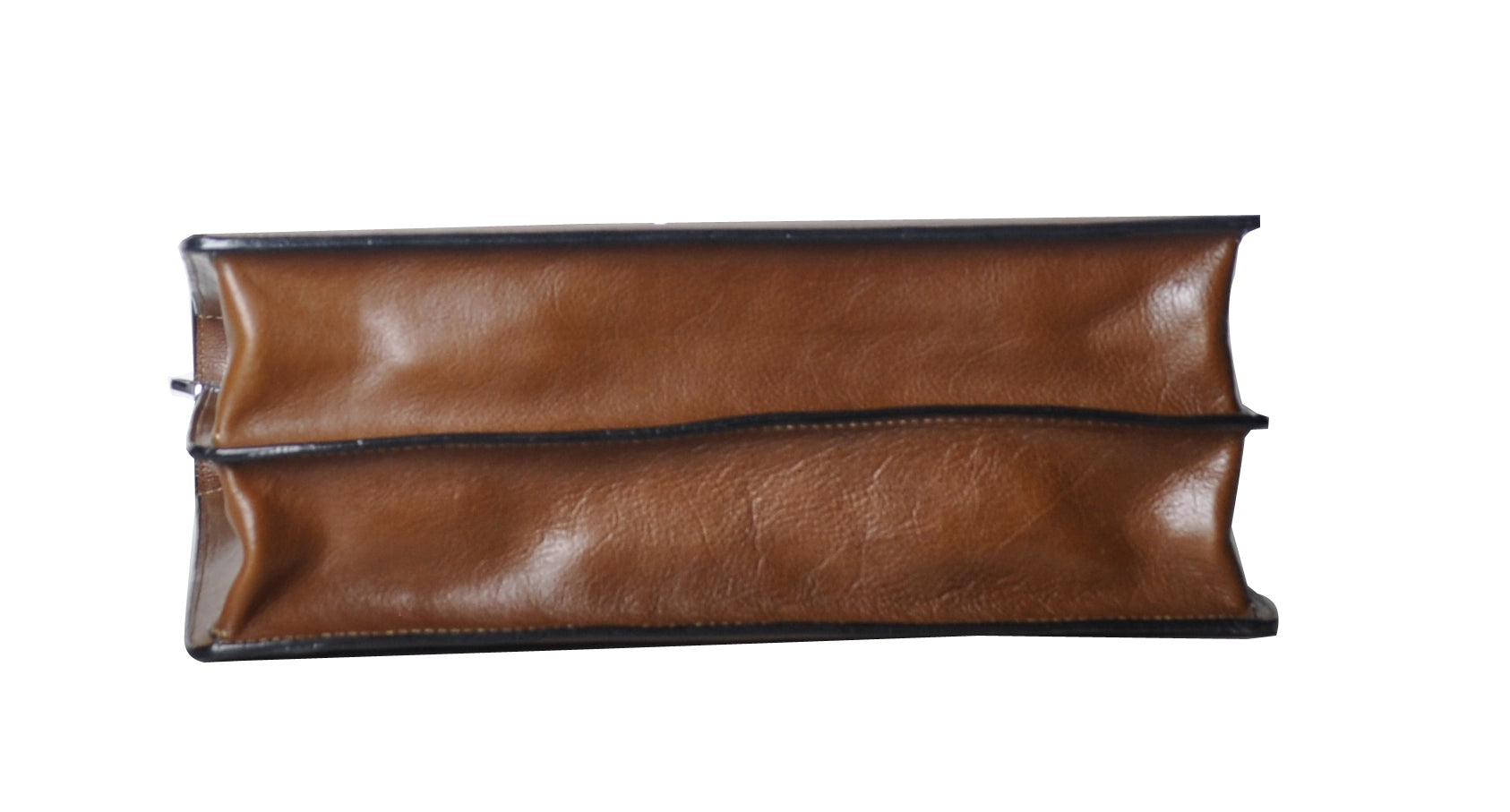 Georges cowhide leather 2-gusset briefcase