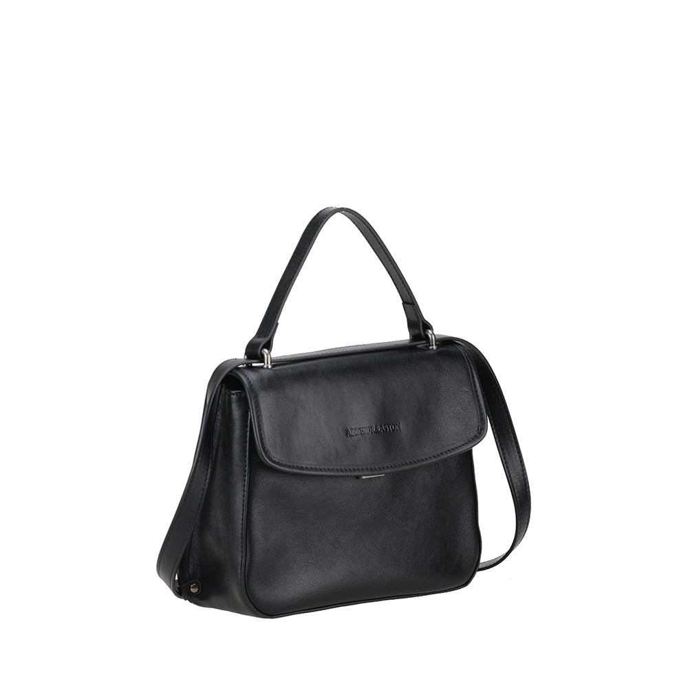 Sac à main à rabat Edith cuir