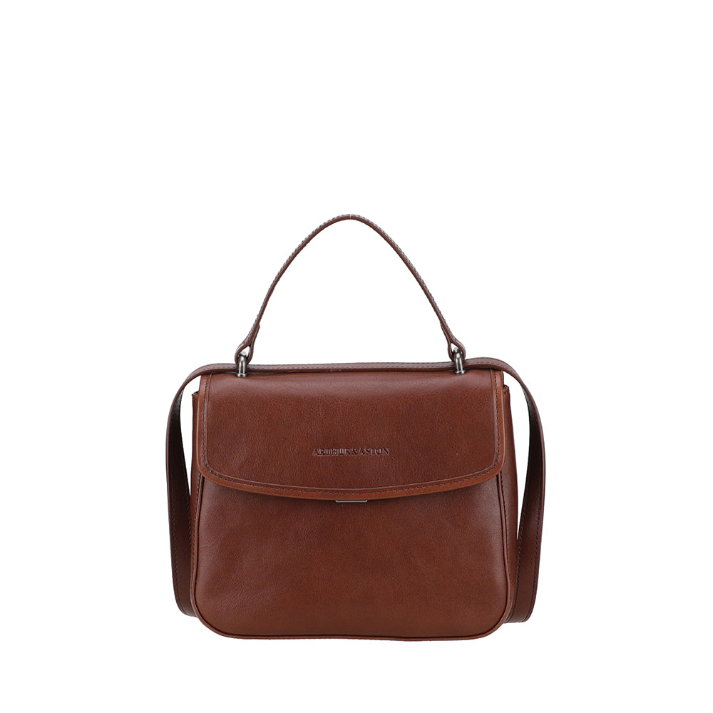 Sac à main à rabat Edith cuir