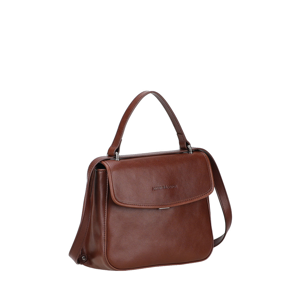 Sac à main à rabat Edith cuir