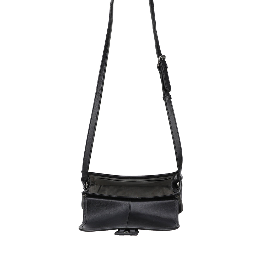 Sac bandoulière à rabat S Edith Cuir