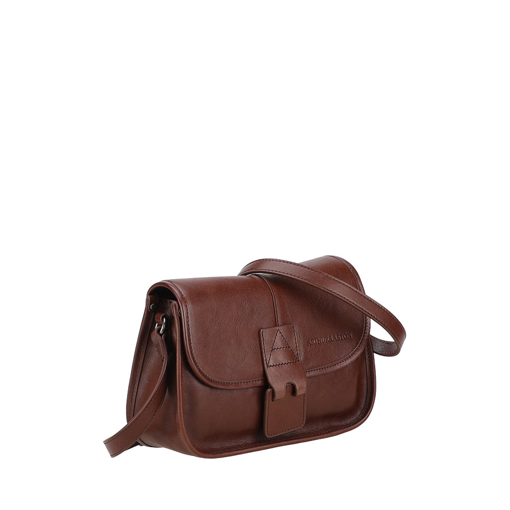Sac bandoulière à rabat S Edith Cuir
