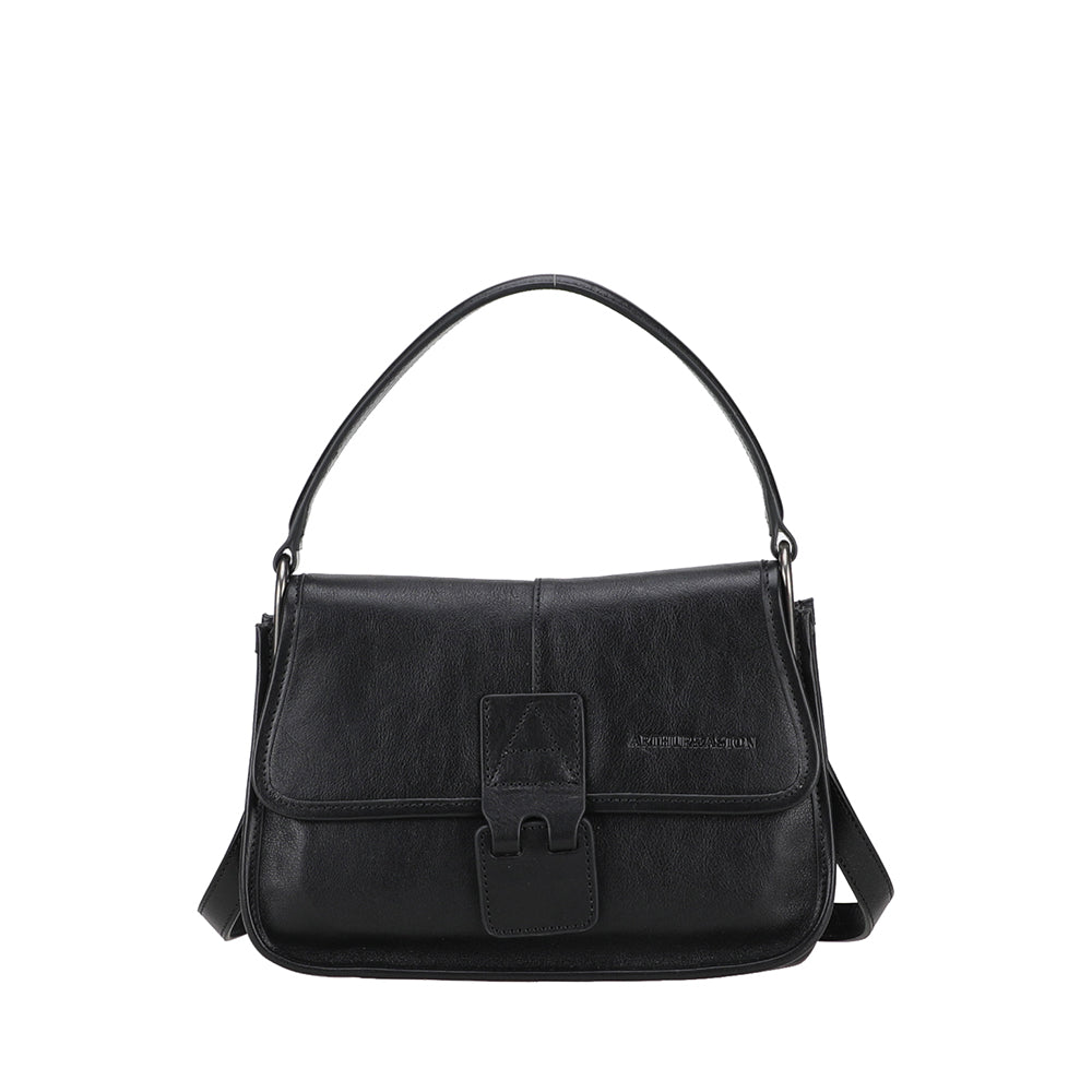 Sac bandoulière à rabat M Edith Cuir