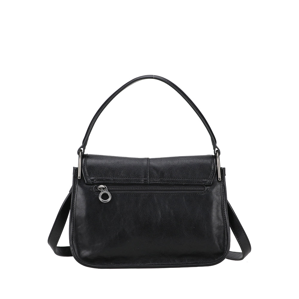 Sac bandoulière à rabat M Edith Cuir
