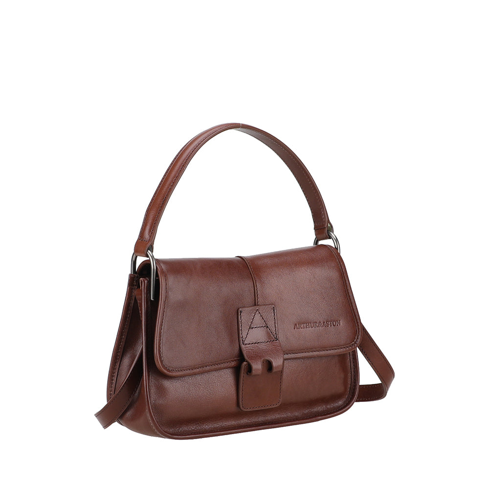 Sac bandoulière à rabat M Edith Cuir
