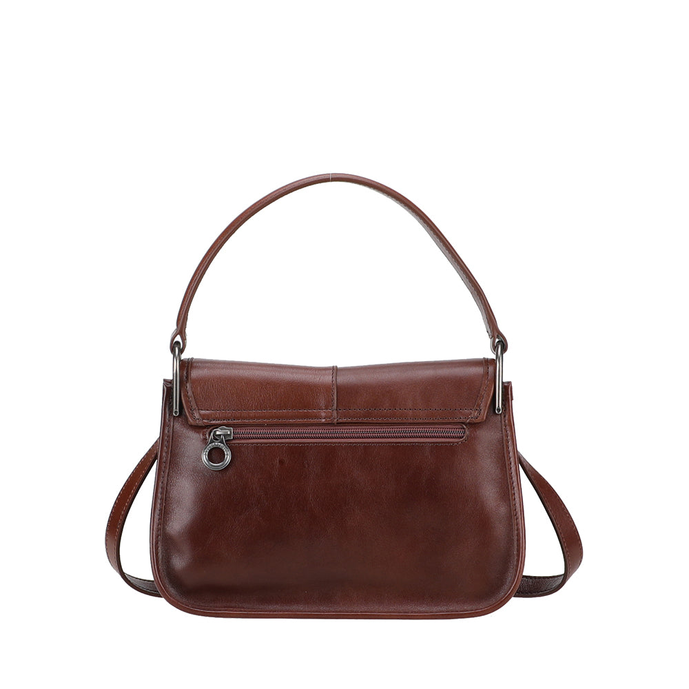 Sac bandoulière à rabat M Edith Cuir