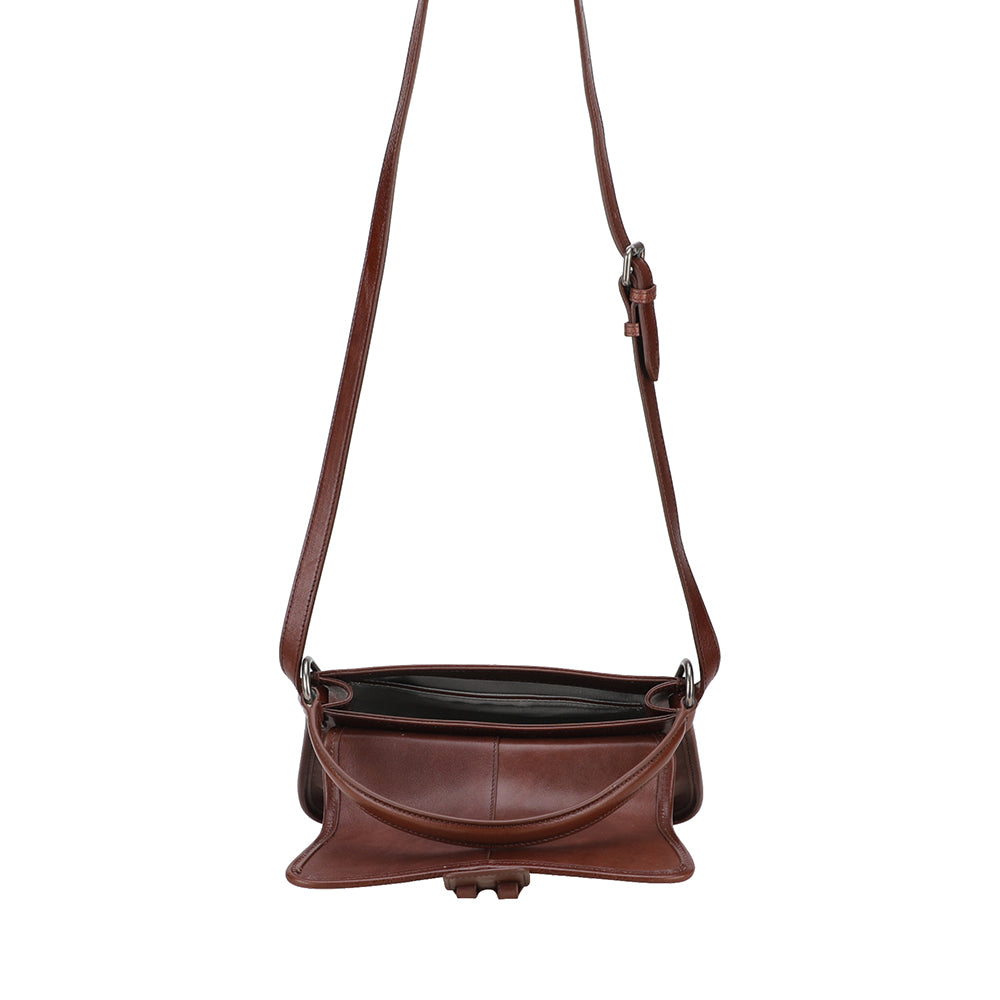 Sac bandoulière à rabat M Edith Cuir
