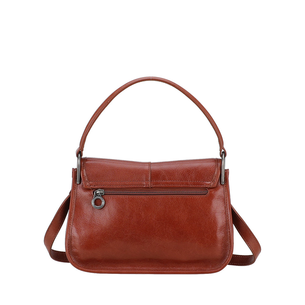 Sac bandoulière à rabat M Edith Cuir