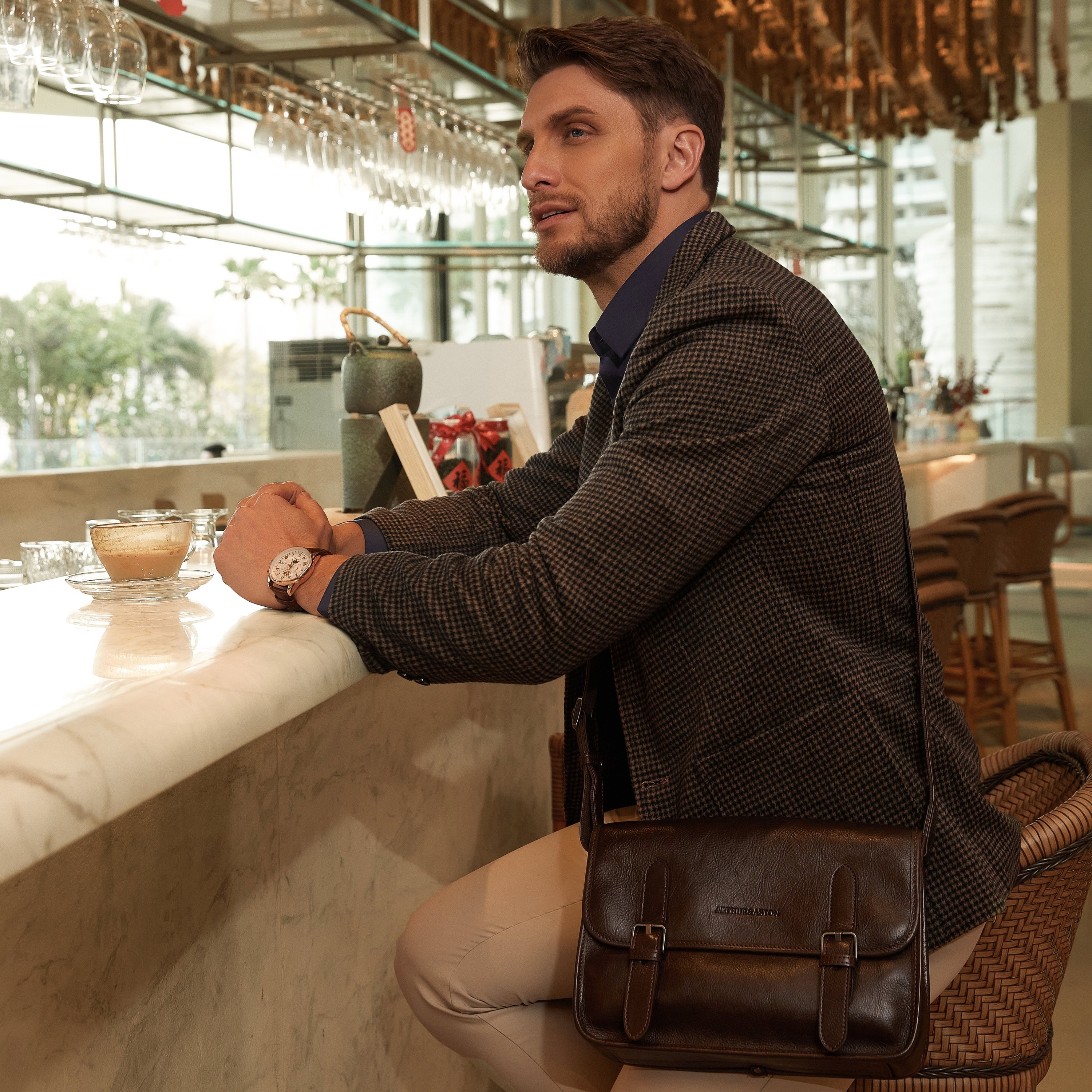 Tahoma Leather Briefcase 