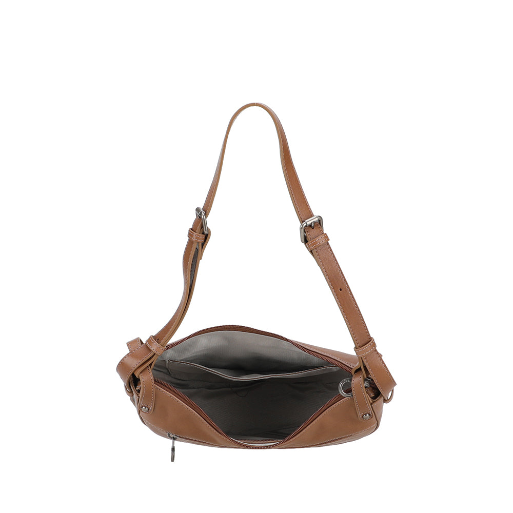 Sac épaule  demi lune Edith Cuir