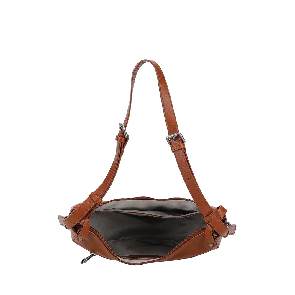 Sac épaule  demi lune Edith Cuir