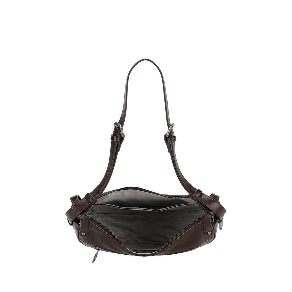 Sac épaule  demi lune Edith Cuir