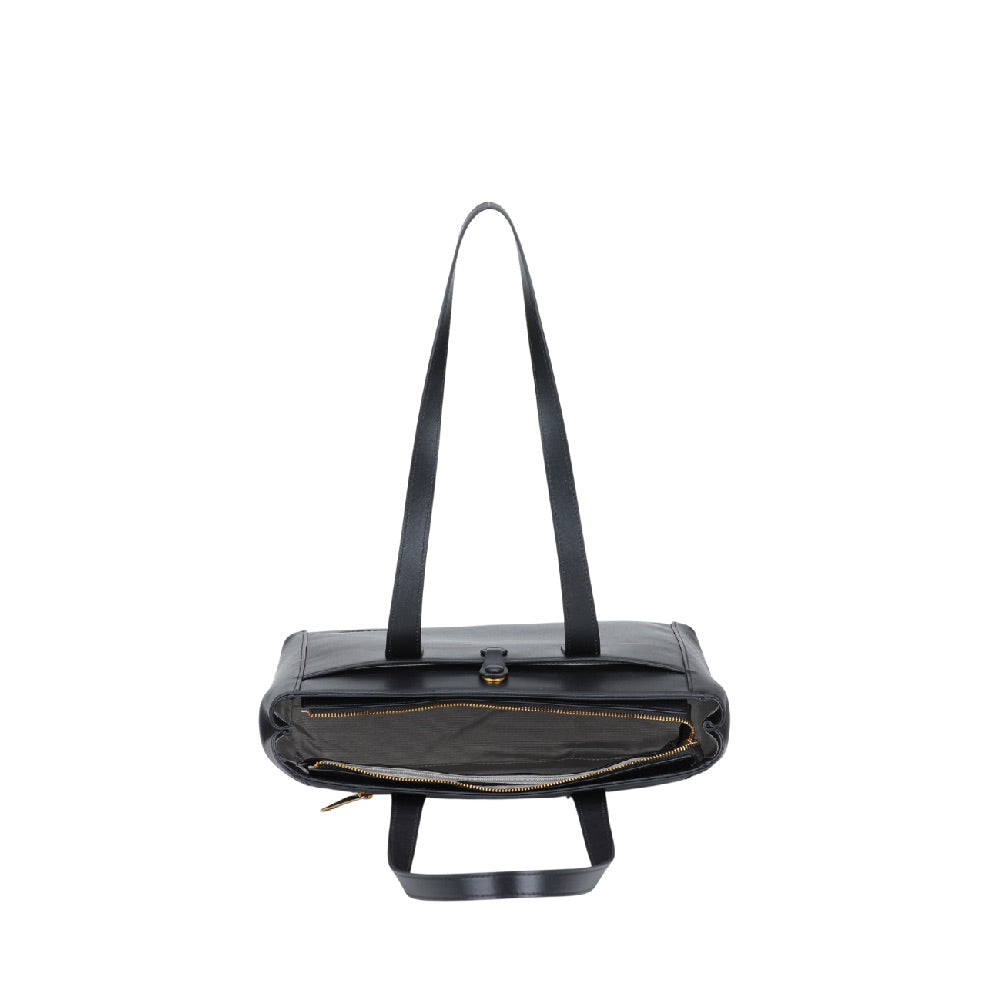 Lucy leather shopping bag