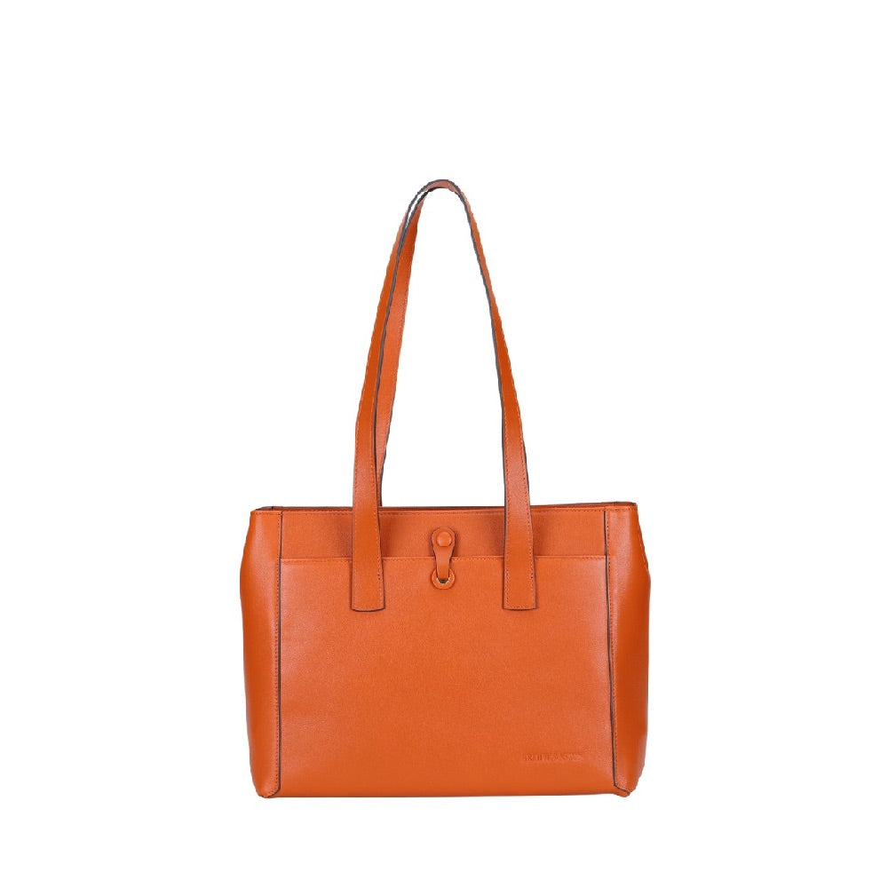 Lucy leather shopping bag