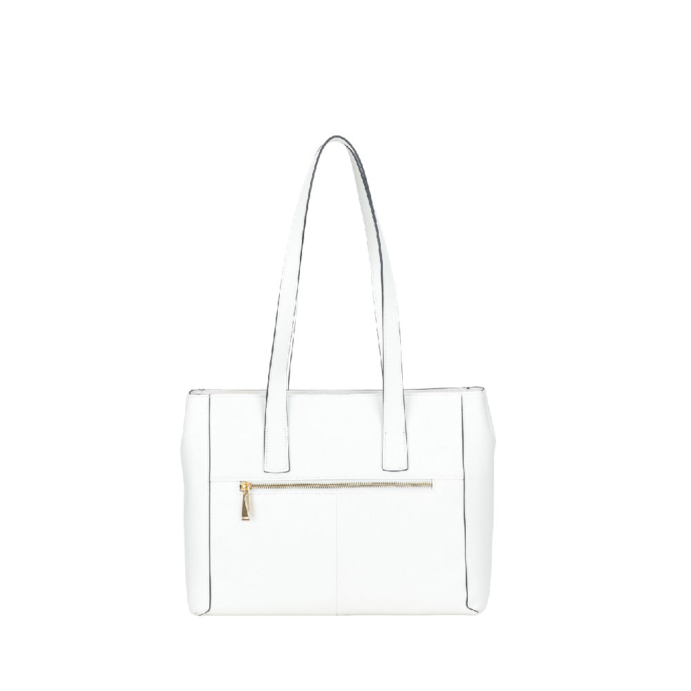 Lucy leather shopping bag