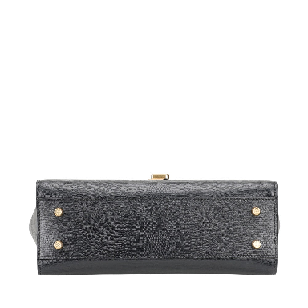 Sac à main L en cuir Margot