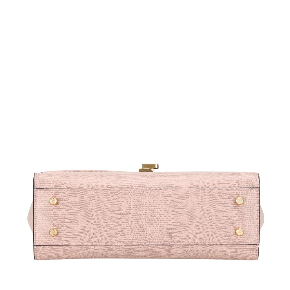 Sac à main L en cuir Margot