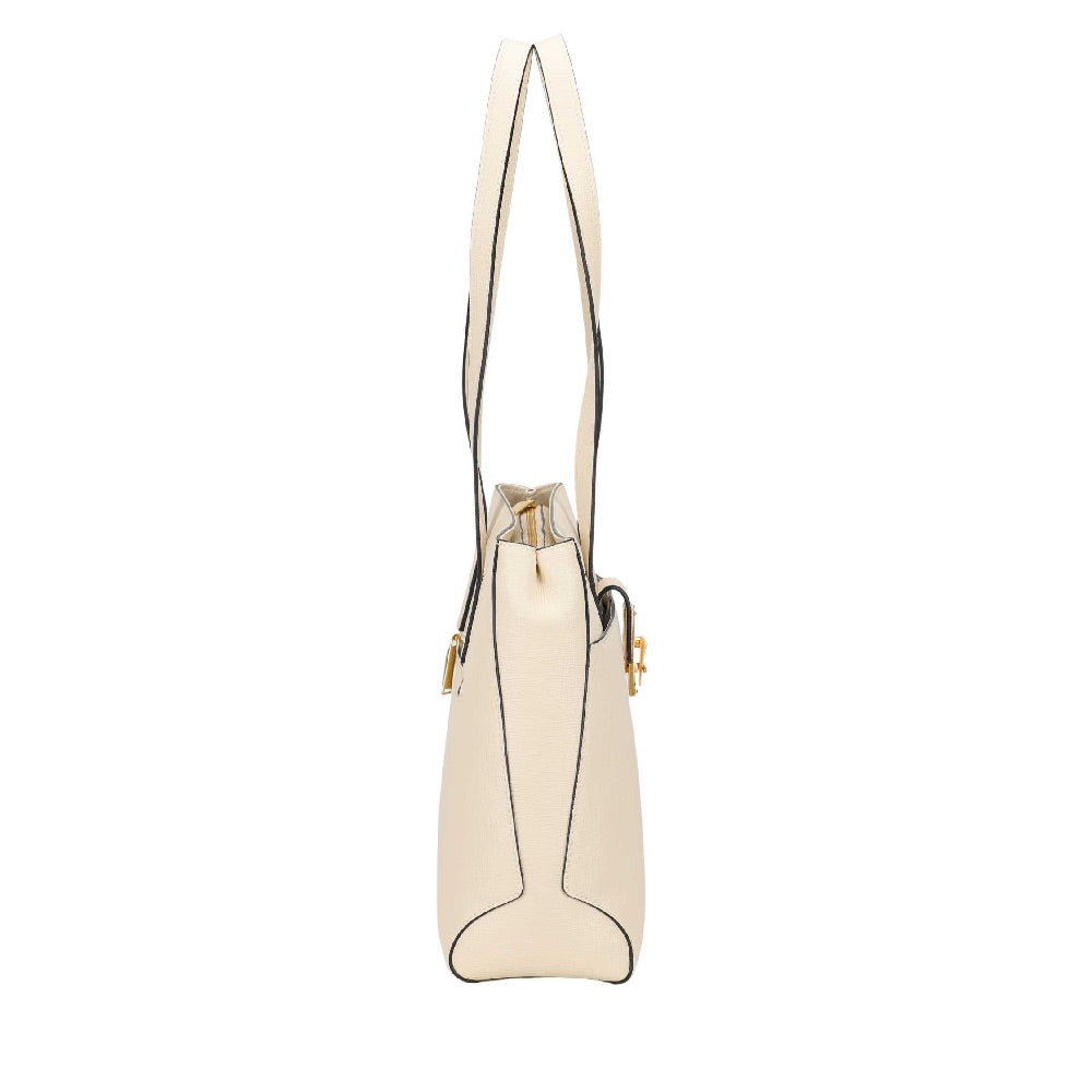 Amber leather shopping bag