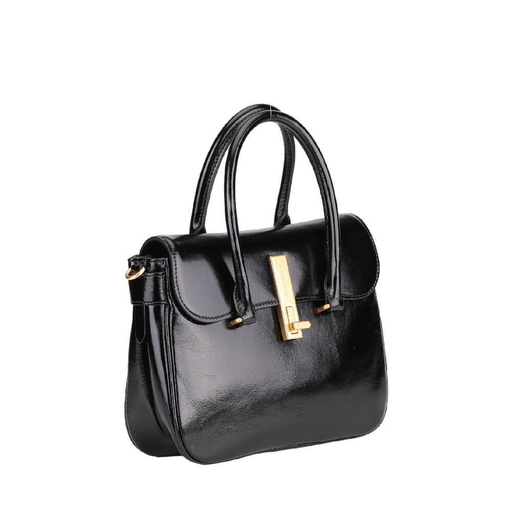 Sac à main rabat cuir Eva