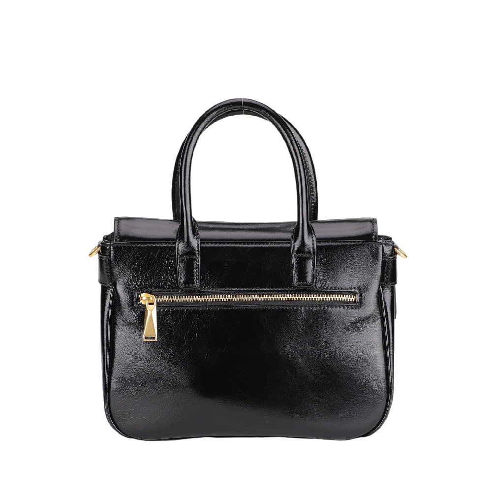 Sac à main rabat cuir Eva