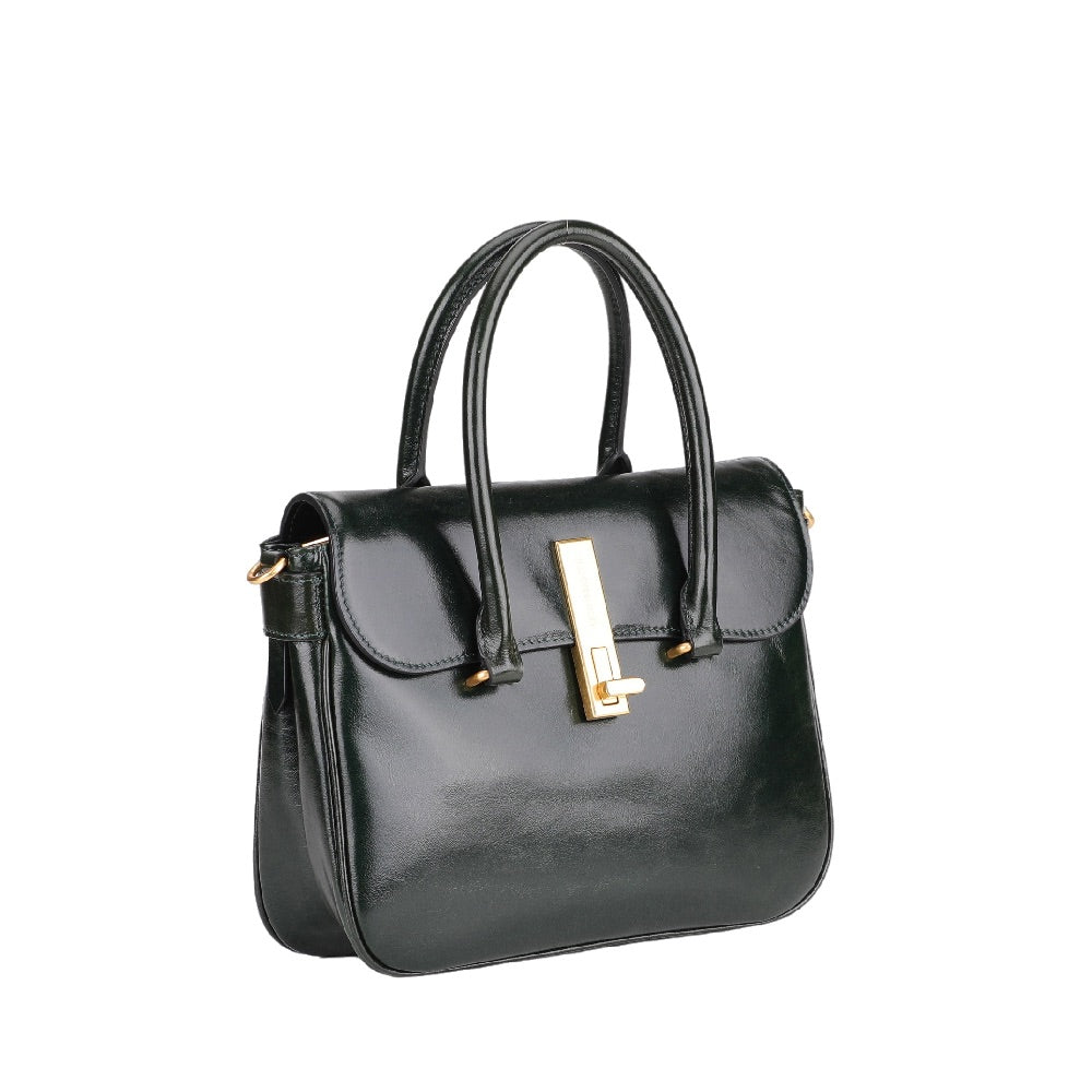 Sac à main rabat cuir Eva