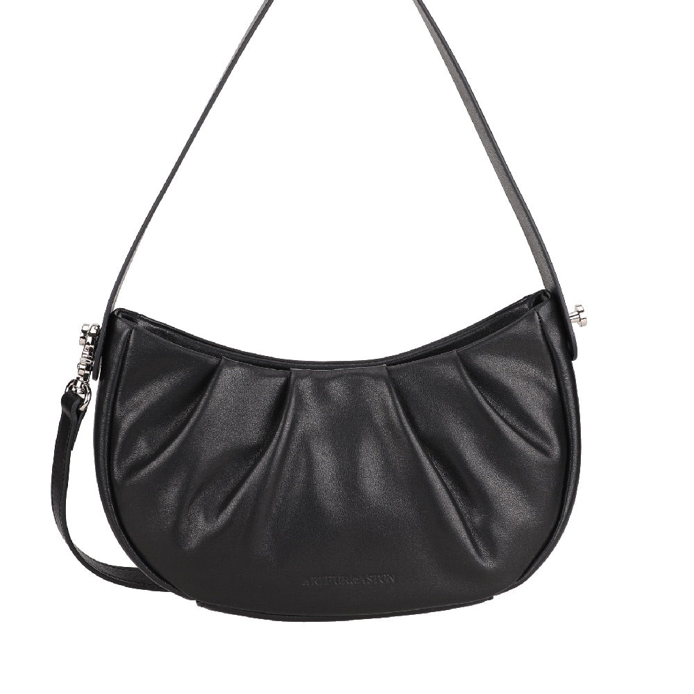 Nina Leather Shoulder Bag 