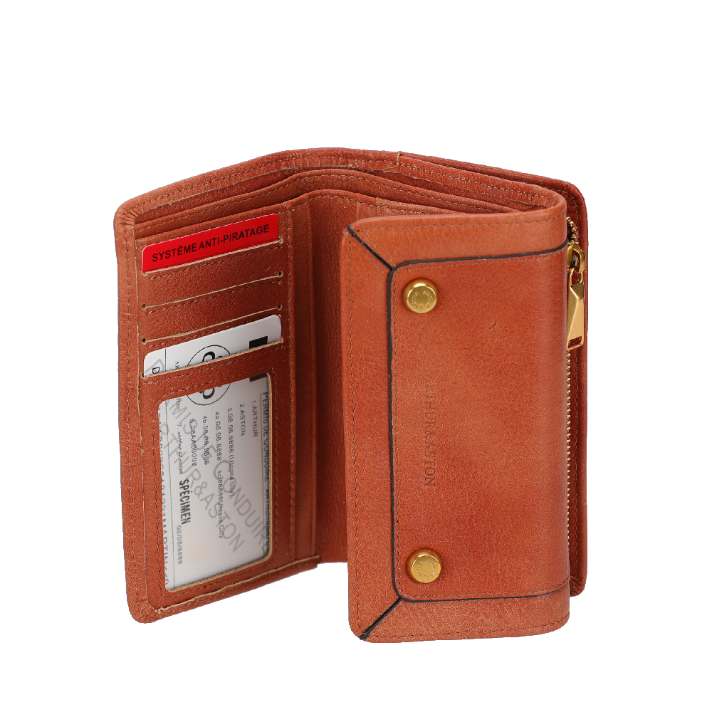 Aria Leather Compact Wallet