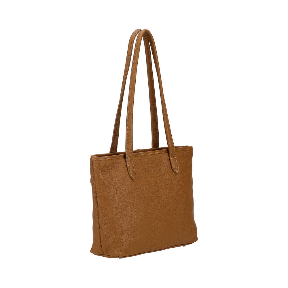 Petit sac shopping Rosalia en cuir
