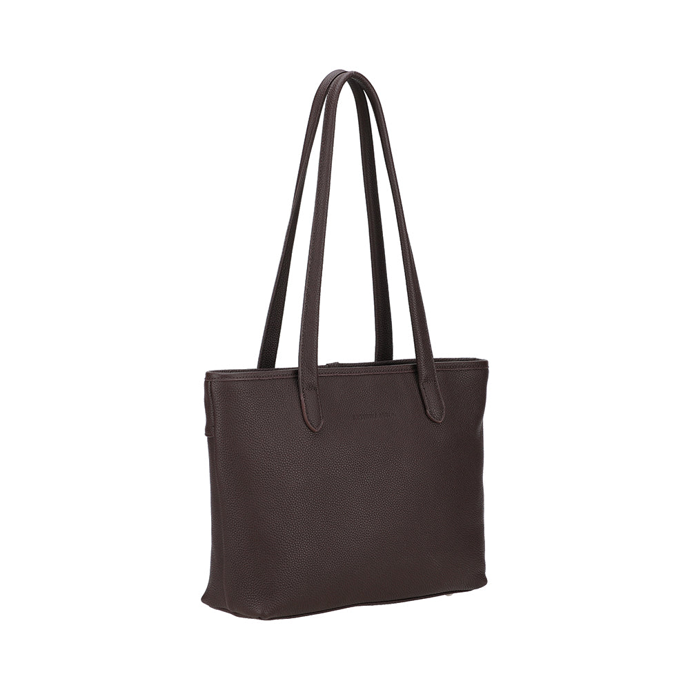 Petit sac shopping Rosalia en cuir