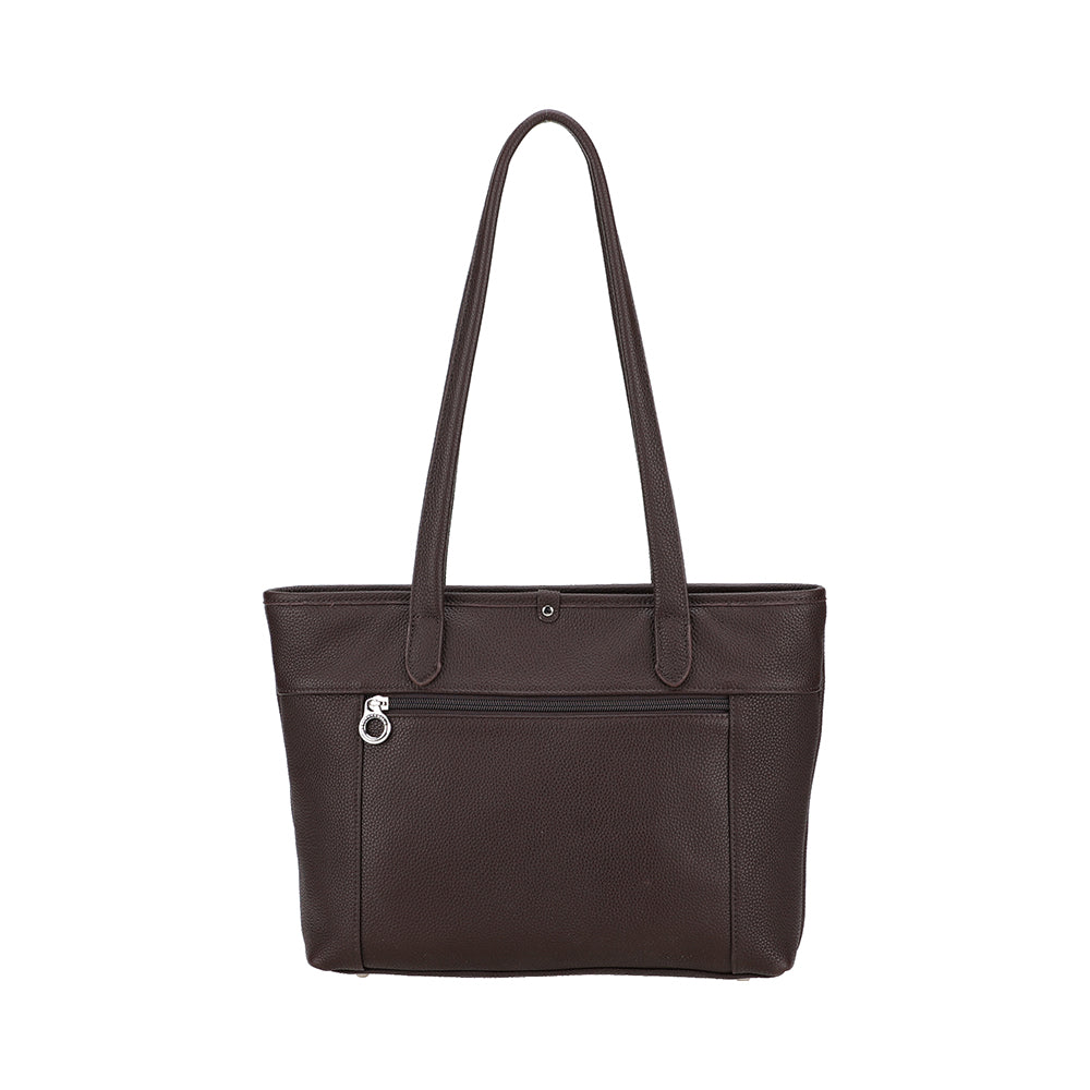 Petit sac shopping Rosalia en cuir