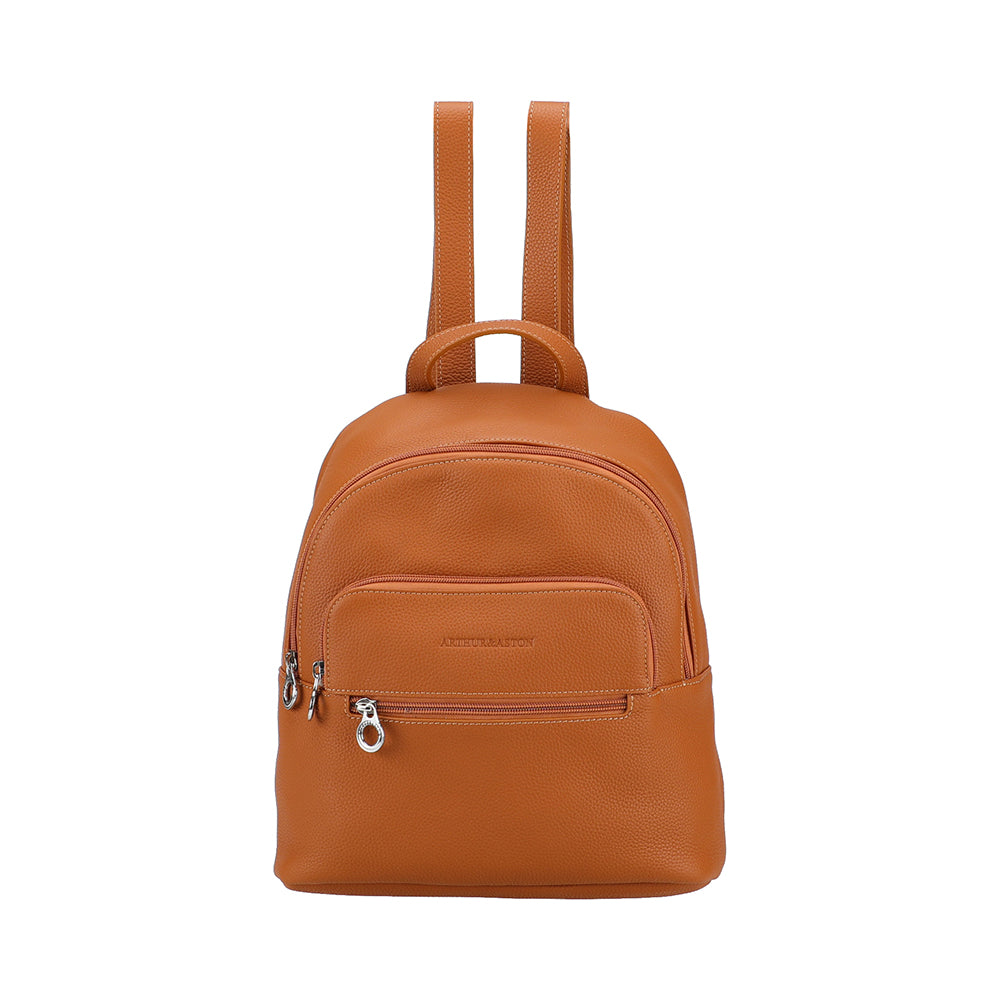 Rosalia small backpack in tumbled leather – Style and practicality A163-56