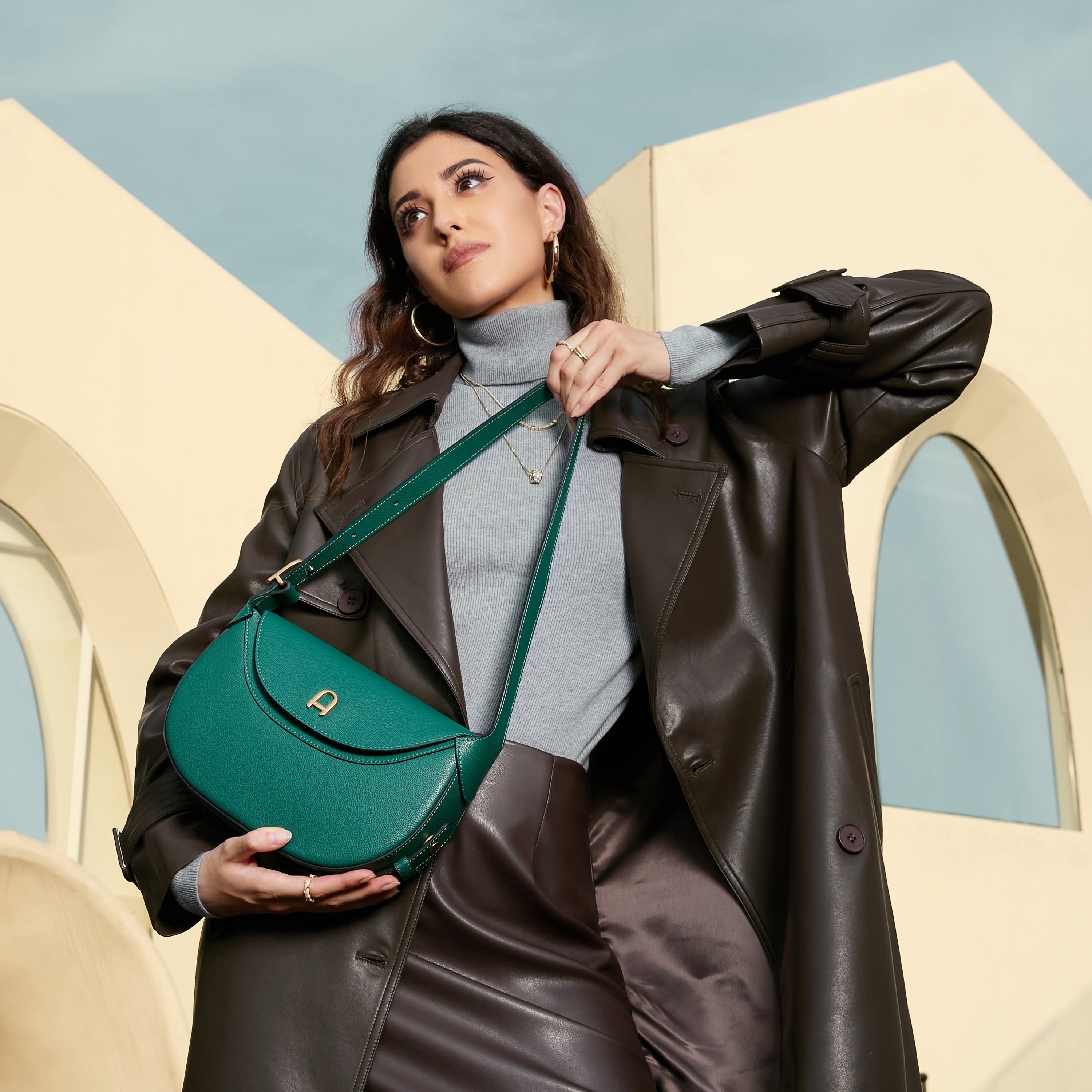 Paloma Leather Shoulder Bag